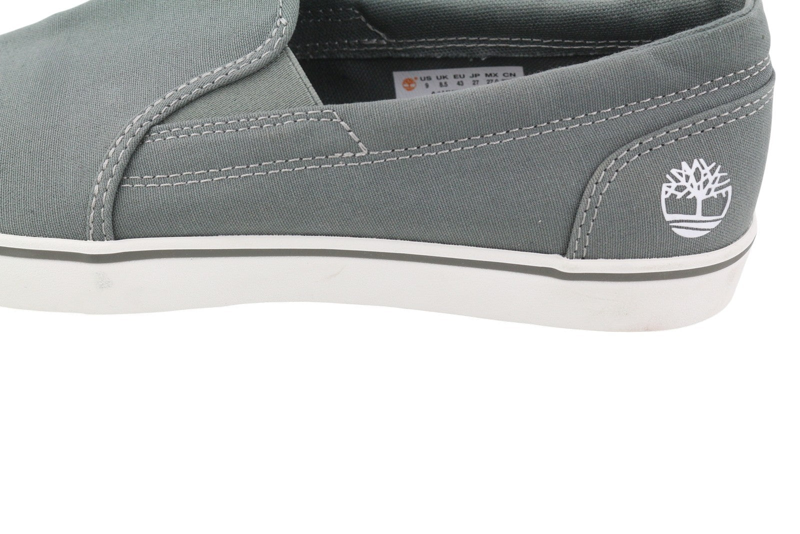 TIMBERLAND A1UY5 Men's Shoes EU43/43.5 Grey Slip On Almond Toe Casual