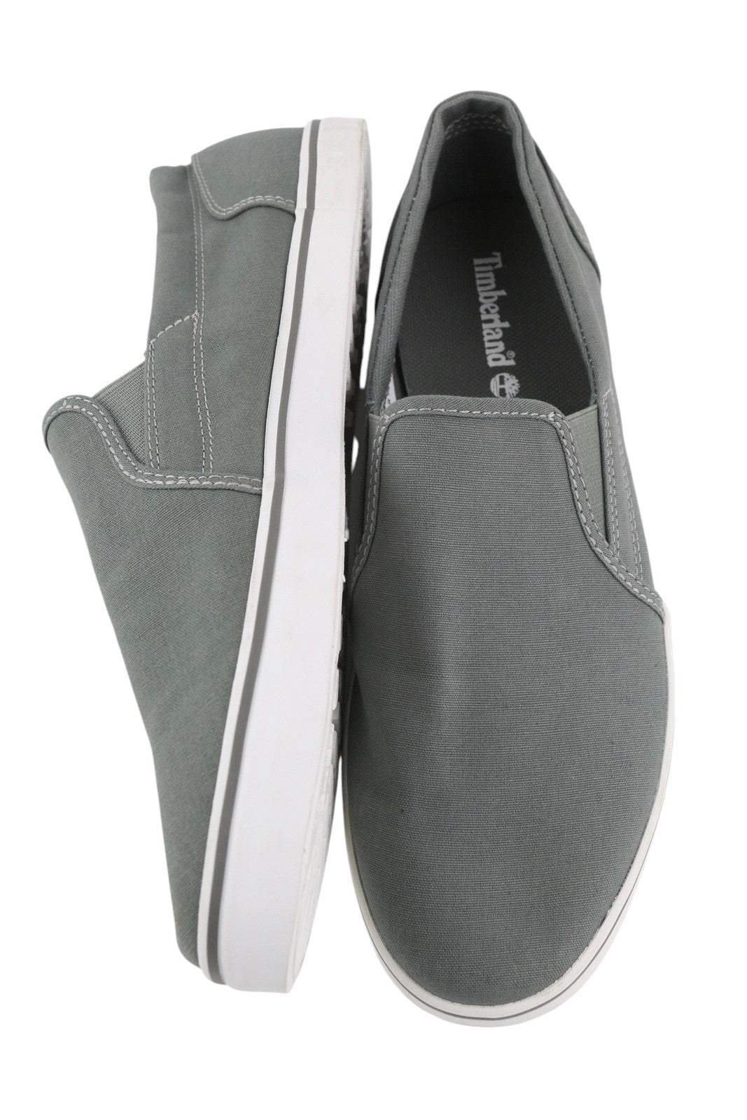 TIMBERLAND A1UY5 Men's Shoes EU43/43.5 Grey Slip On Almond Toe Casual
