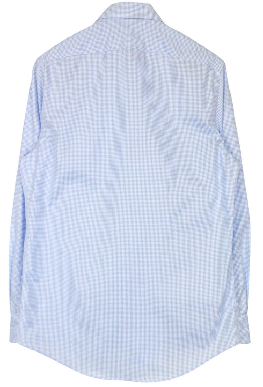 „SUITSUPPLY Traveller“ vyriški marškiniai, 39/15 1/2, ploni, mėlyni, languoti medvilniniai marškiniai 