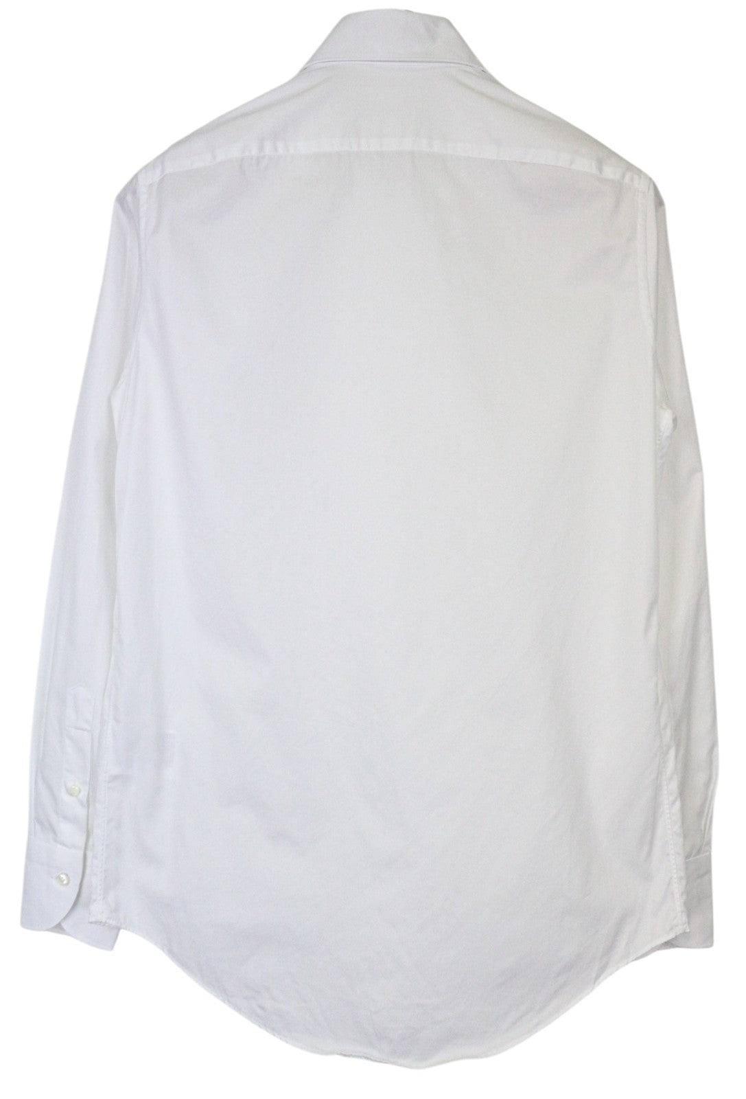 SUITSUPPLY vyriški marškinėliai, 38/15, ploni, su sagomis užsegami, balti, medvilniniai 