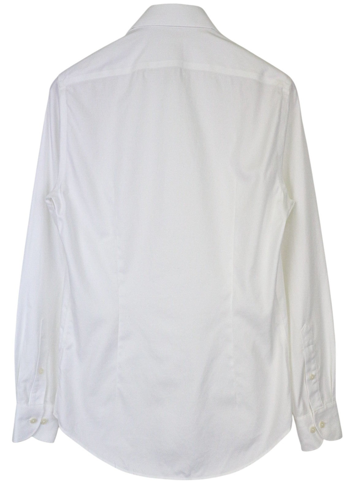 „SUITSUPPLY Traveller“ vyriški marškinėliai, 38/15, itin ploni, klasikiniai, balti, formalūs, medvilniniai 