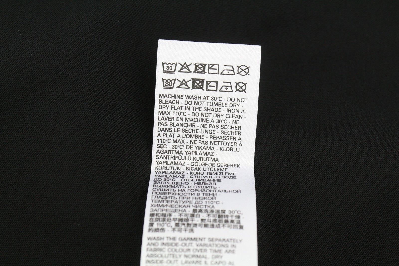 DIESEL T-Diegos-B13 L Men T-Shirt Black Tricot Stretchy Crew Neck Short Sleeve