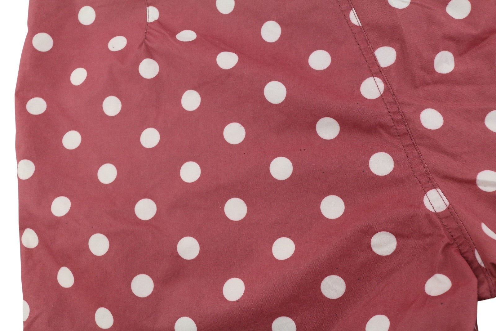 SCOTCH & SODA Men's Swimwear W32 Dark Red Polka Dot Zip Fly Logo Pockets