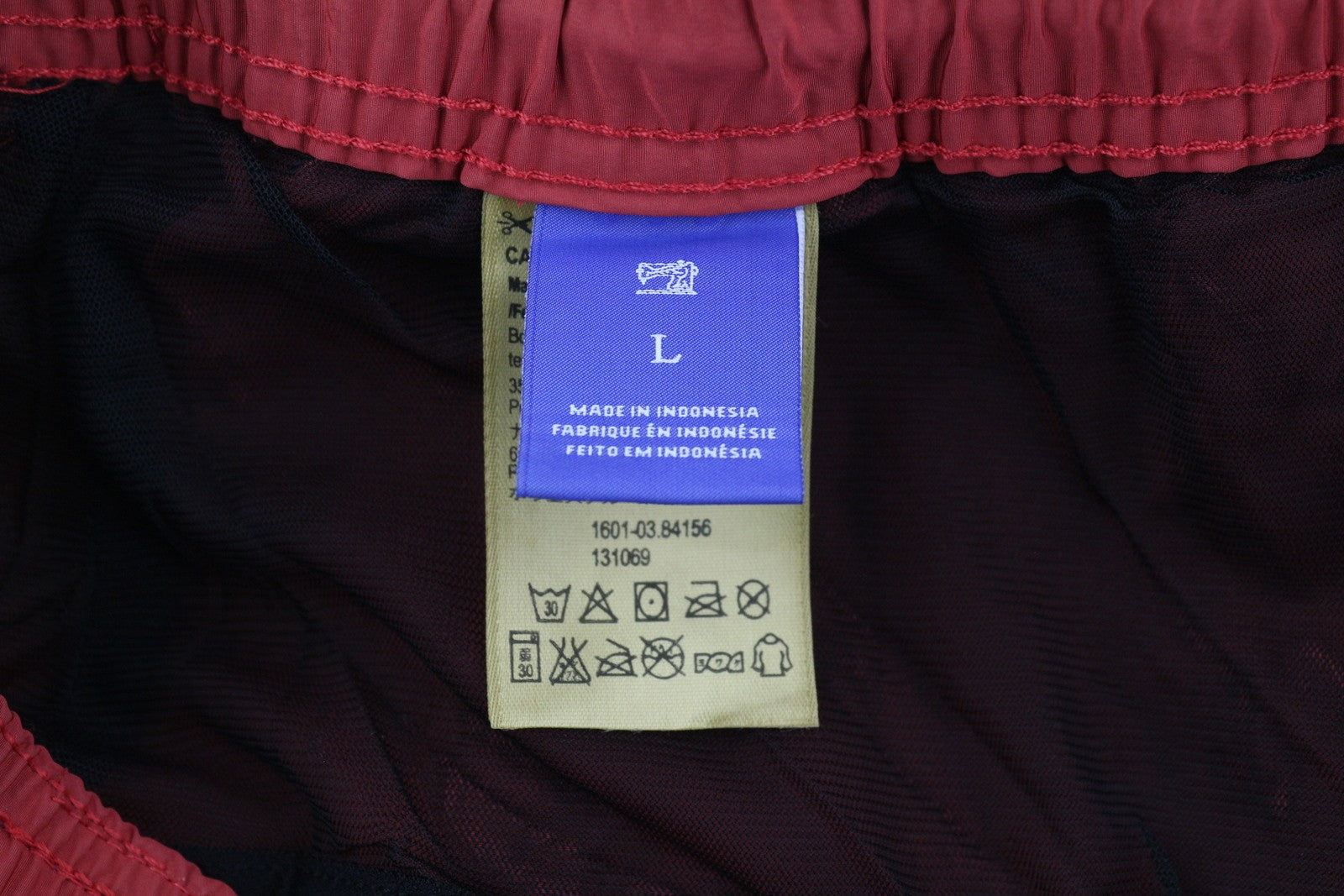 SCOTCH & SODA Men's Swim Shorts L Red Mesh Lined Elastic Drawstring Pockets