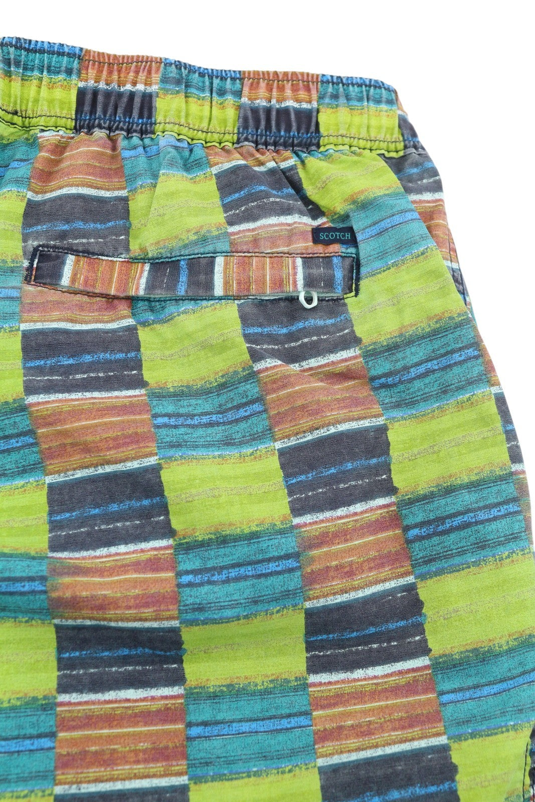 SCOTCH & SODA Men's Swimwear W30 Colourful Elastic Mesh Lined Beach Shorts