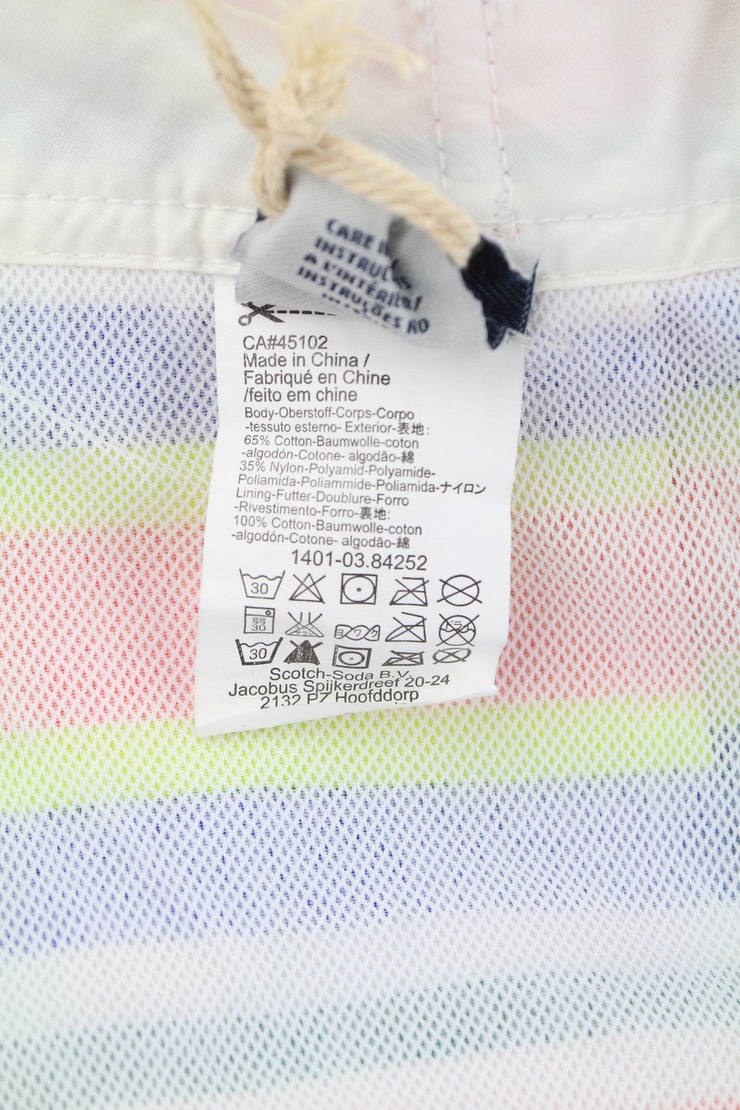 SCOTCH & SODA Men's Swimwear XL Colourful Mesh Lined Drawstring Beach Shorts