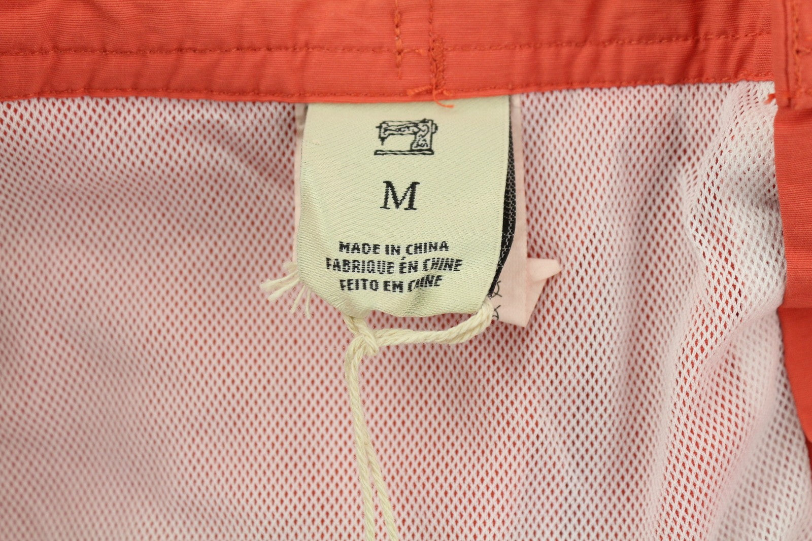 SCOTCH & SODA Men's Swim Shorts M Orange Mesh Lined Drawstring Beachwear