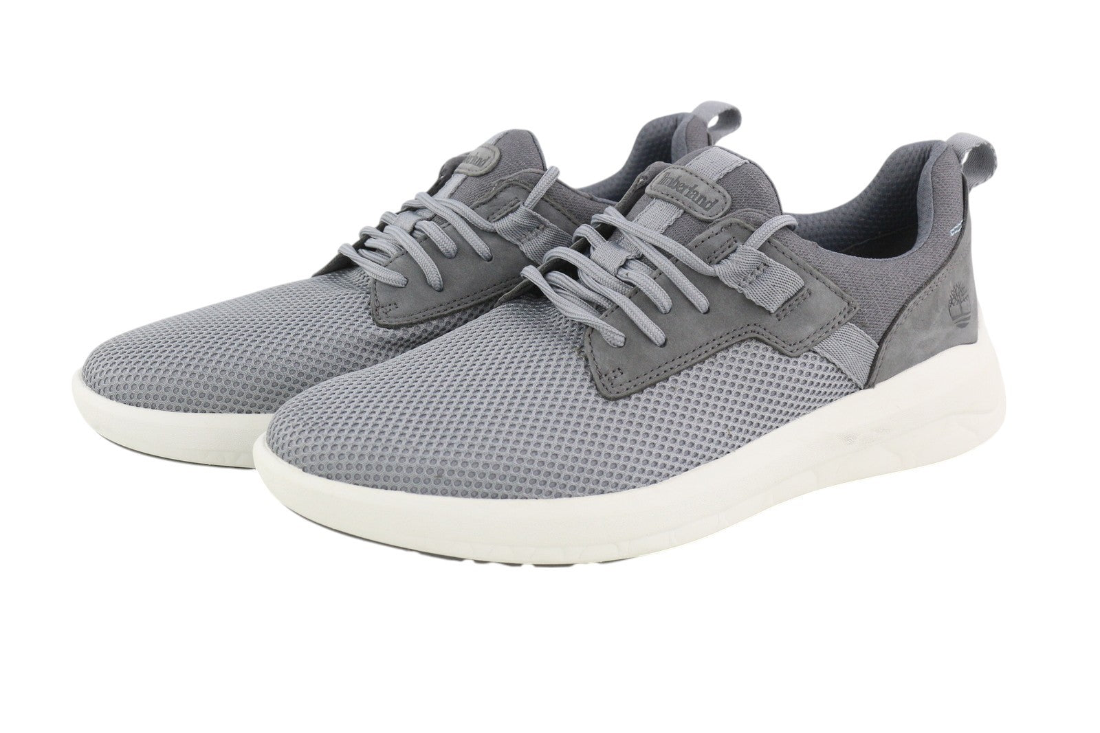 TIMBERLAND A3QBA Men Sneakers EU42 Grey Low Top Lace Almond Toe GreenStride