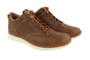 TIMBERLAND A1Z52 Men's Shoes EU41 Brown Leather Ankle Sensorflex Comfort