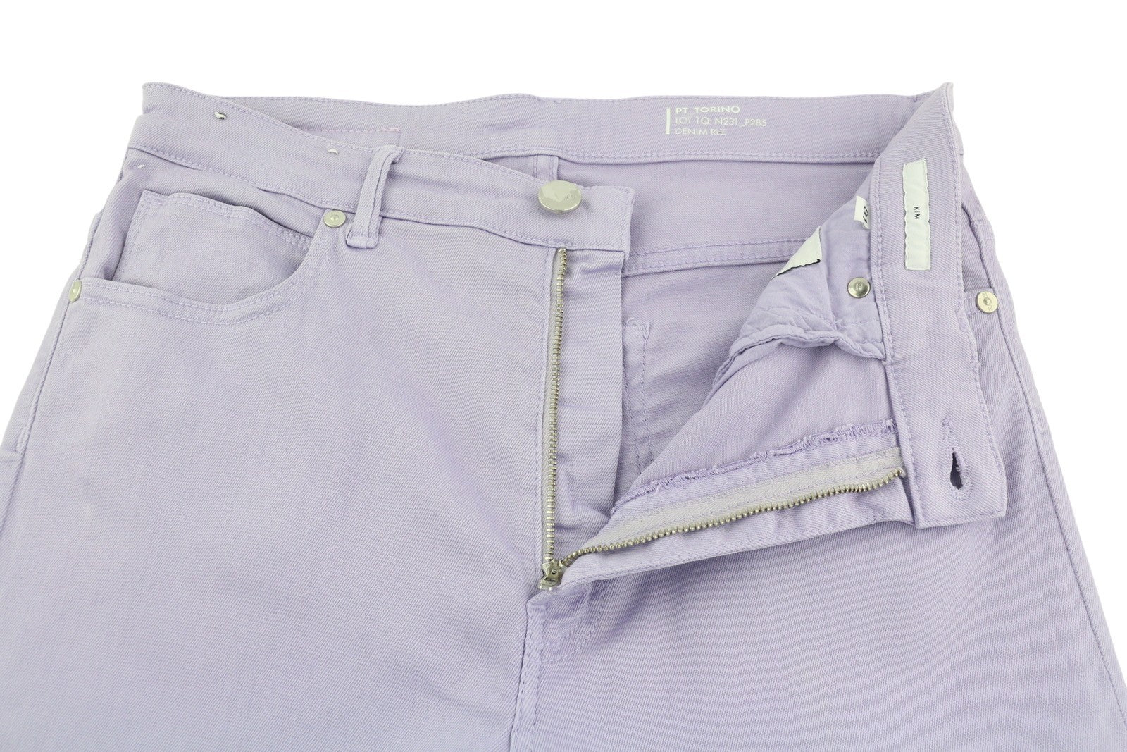 PT TORINO Kim Women's Jeans W31 Purple Bootcut Ankle Length Zip Fly
