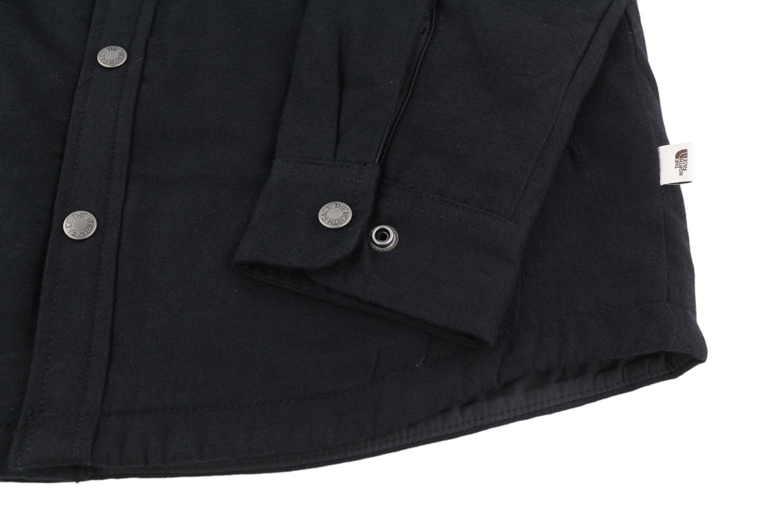 THE NORTH FACE Campshire Men's Jacket S Black Snap Button Fleece Overshirt