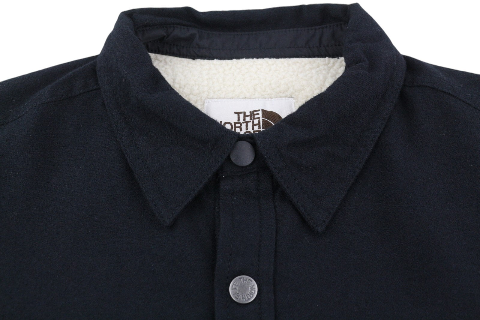 THE NORTH FACE Campshire Men's Jacket S Black Snap Button Fleece Overshirt