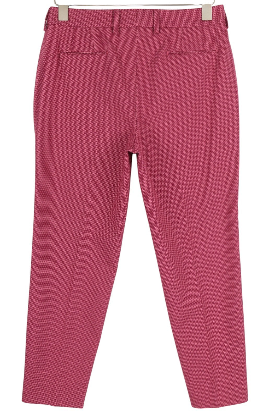 PT TORINO New York Women's Trousers 42 W30 Purple Patterned Ankle Tapered