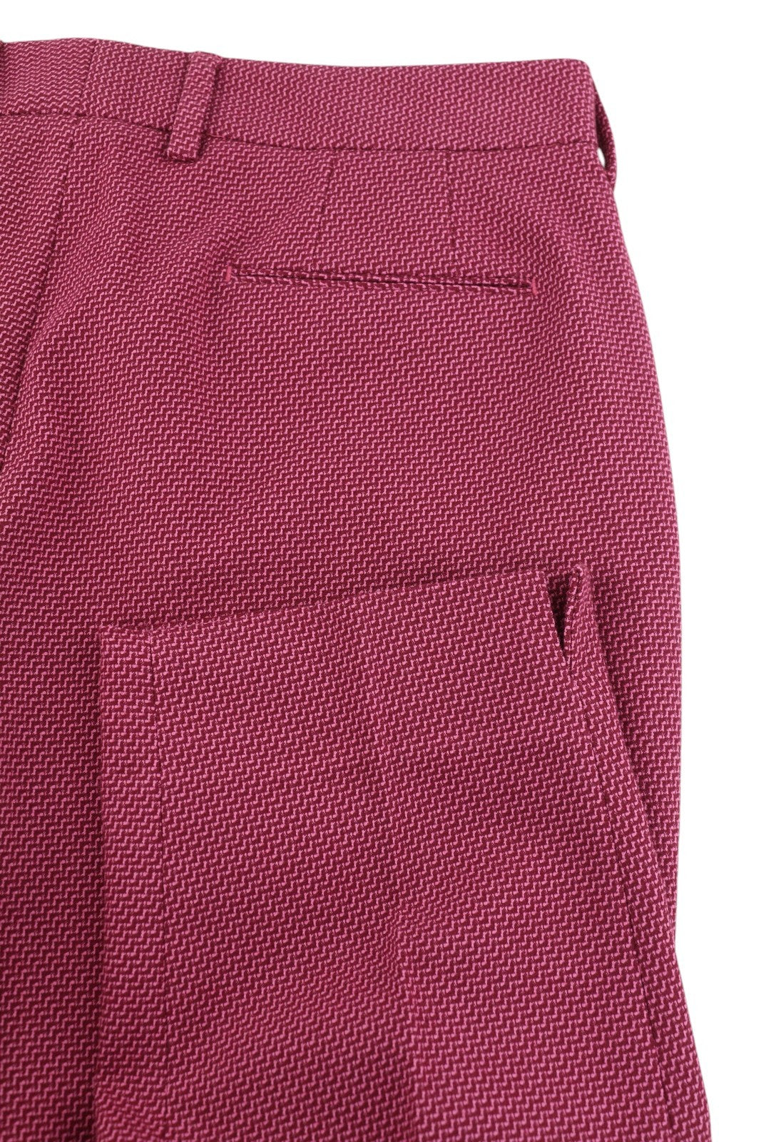 PT TORINO New York Women's Trousers 42 W30 Purple Patterned Ankle Tapered