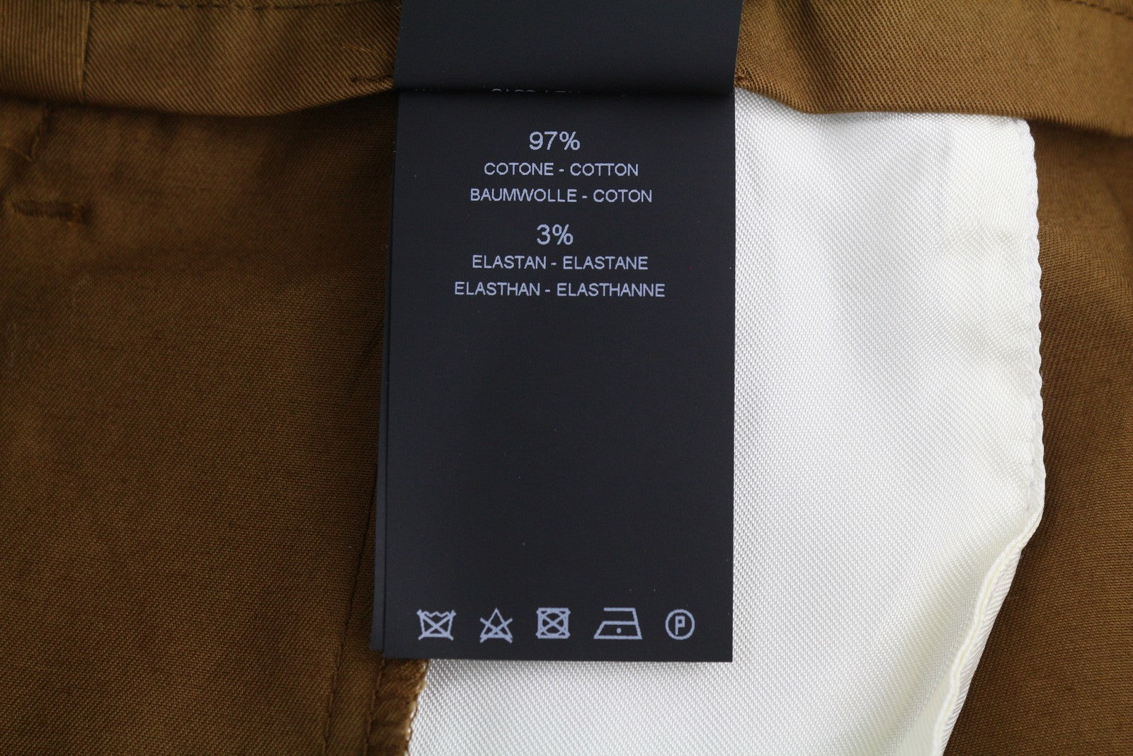 PT TORINO Mia Women's Trousers 44 W30 Brown Flared Leg Ankle Length Logo