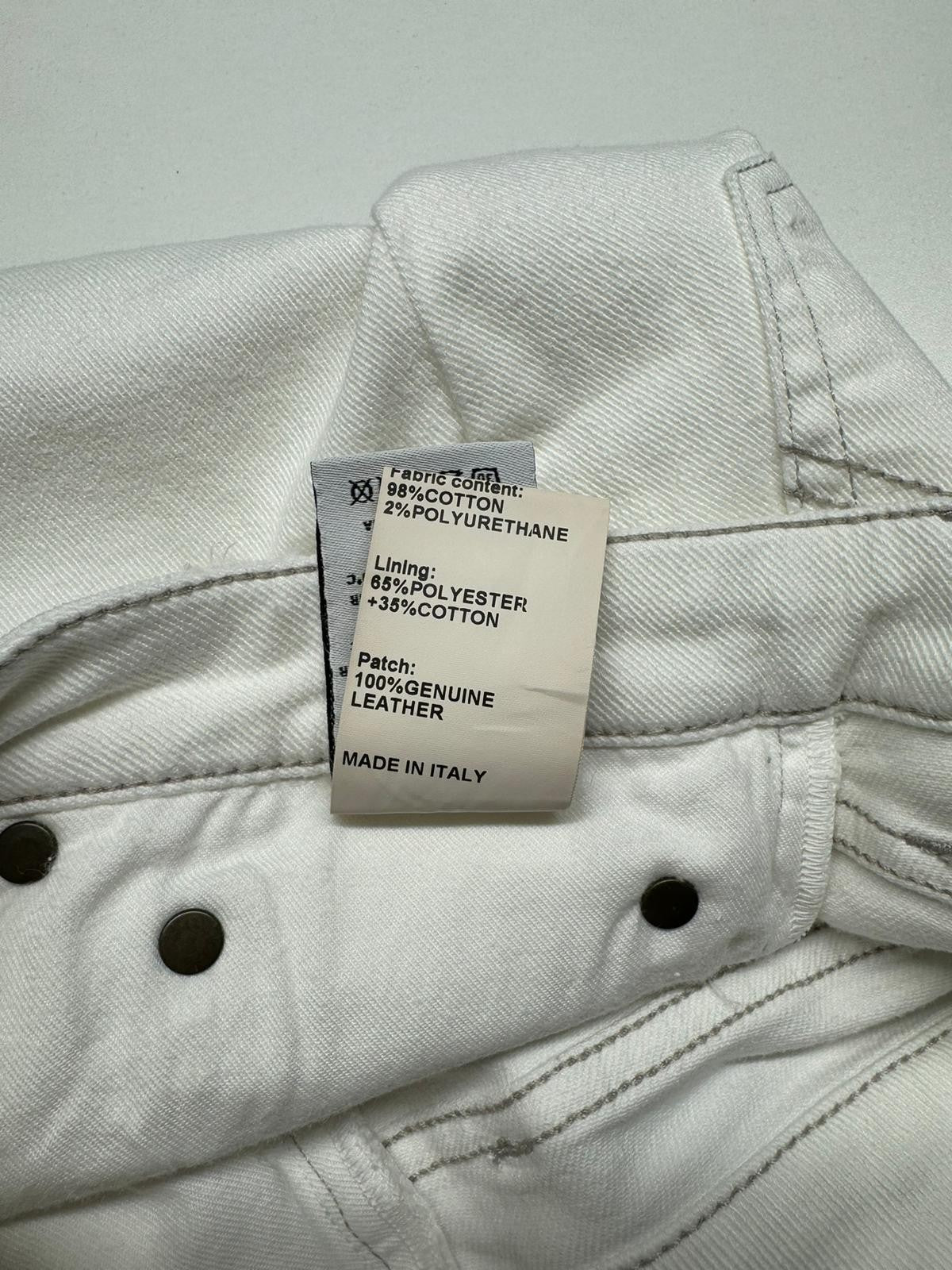 R13 Kick Women's Jeans 26 Bale White Bootcut Zip Fly Ankle Denim RRP526