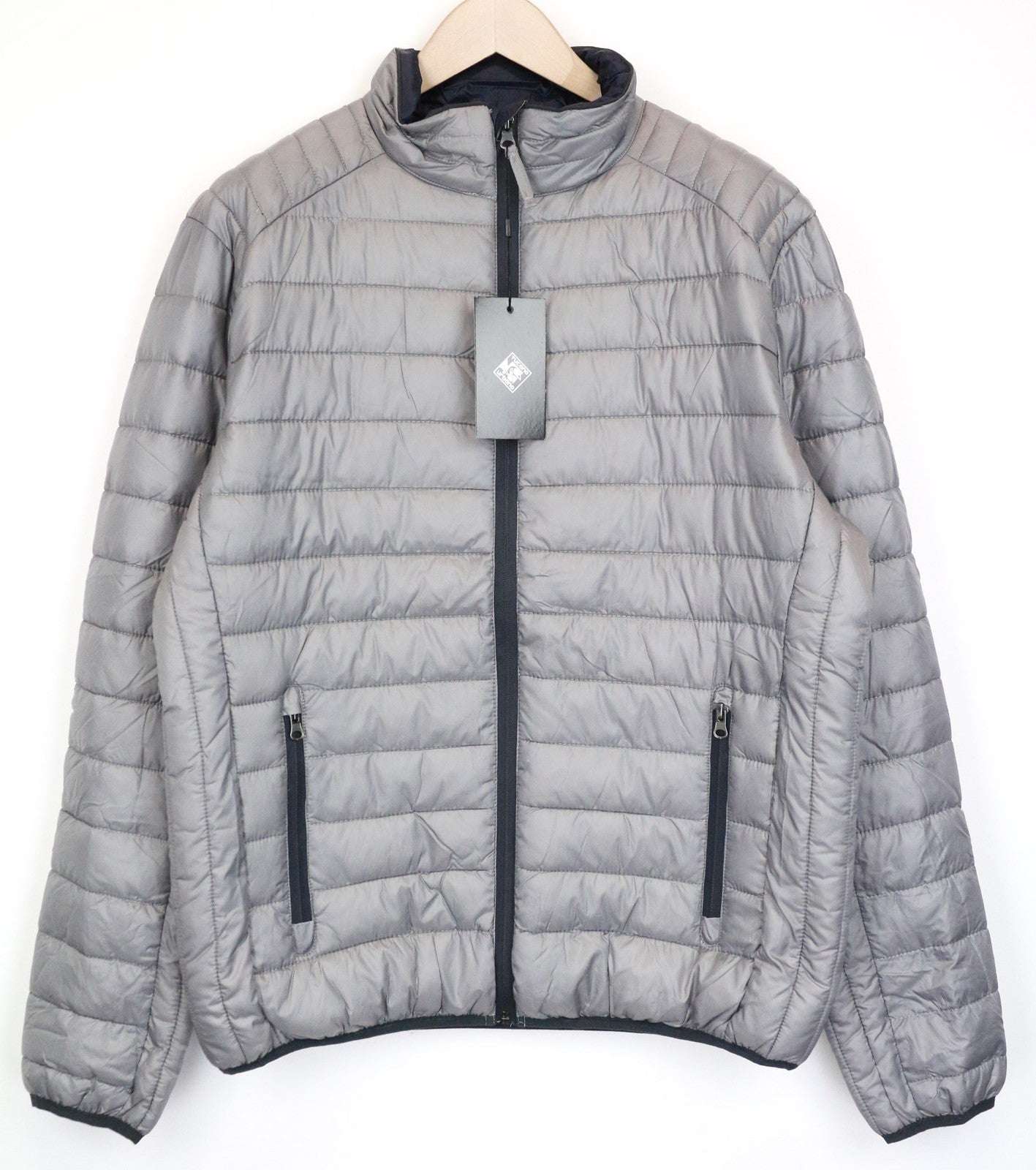 TUCANO URBANO moteriška striukė su daugkartiniu užtrauktuku IT54, pilka, vandeniui atspari, neperpučiama 