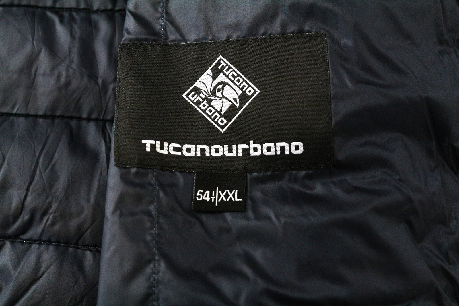 TUCANO URBANO moteriška striukė su daugkartiniu užtrauktuku IT54, pilka, vandeniui atspari, neperpučiama 