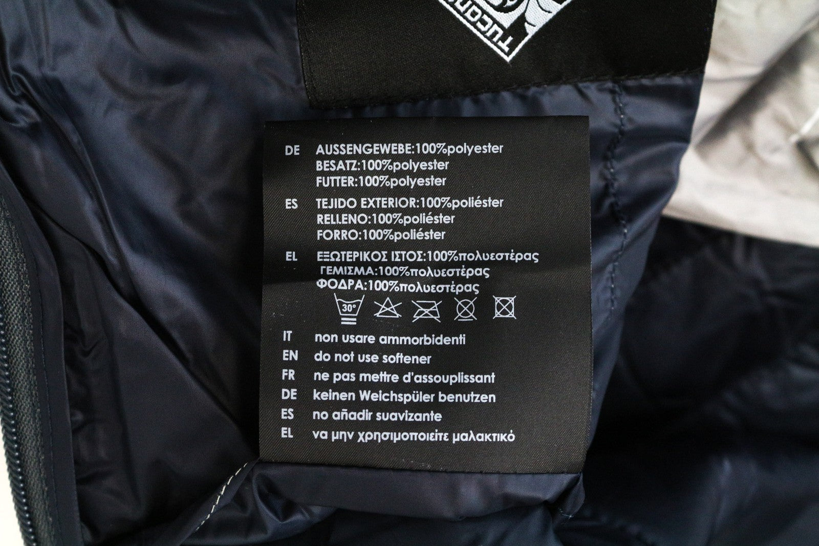 TUCANO URBANO moteriška striukė su daugkartiniu užtrauktuku IT54, pilka, vandeniui atspari, neperpučiama 