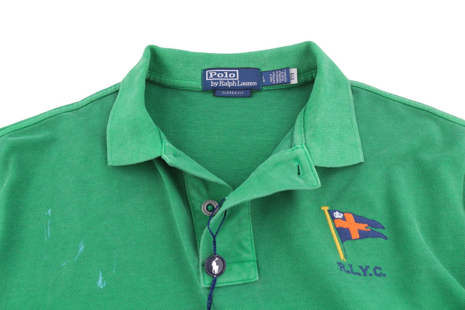 RALPH LAUREN Men's Polo L Green Classic Multi Colour RRP200