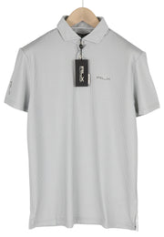 RLX RALPH LAUREN Golf Men's Polo S Grey Houndstooth Wicking