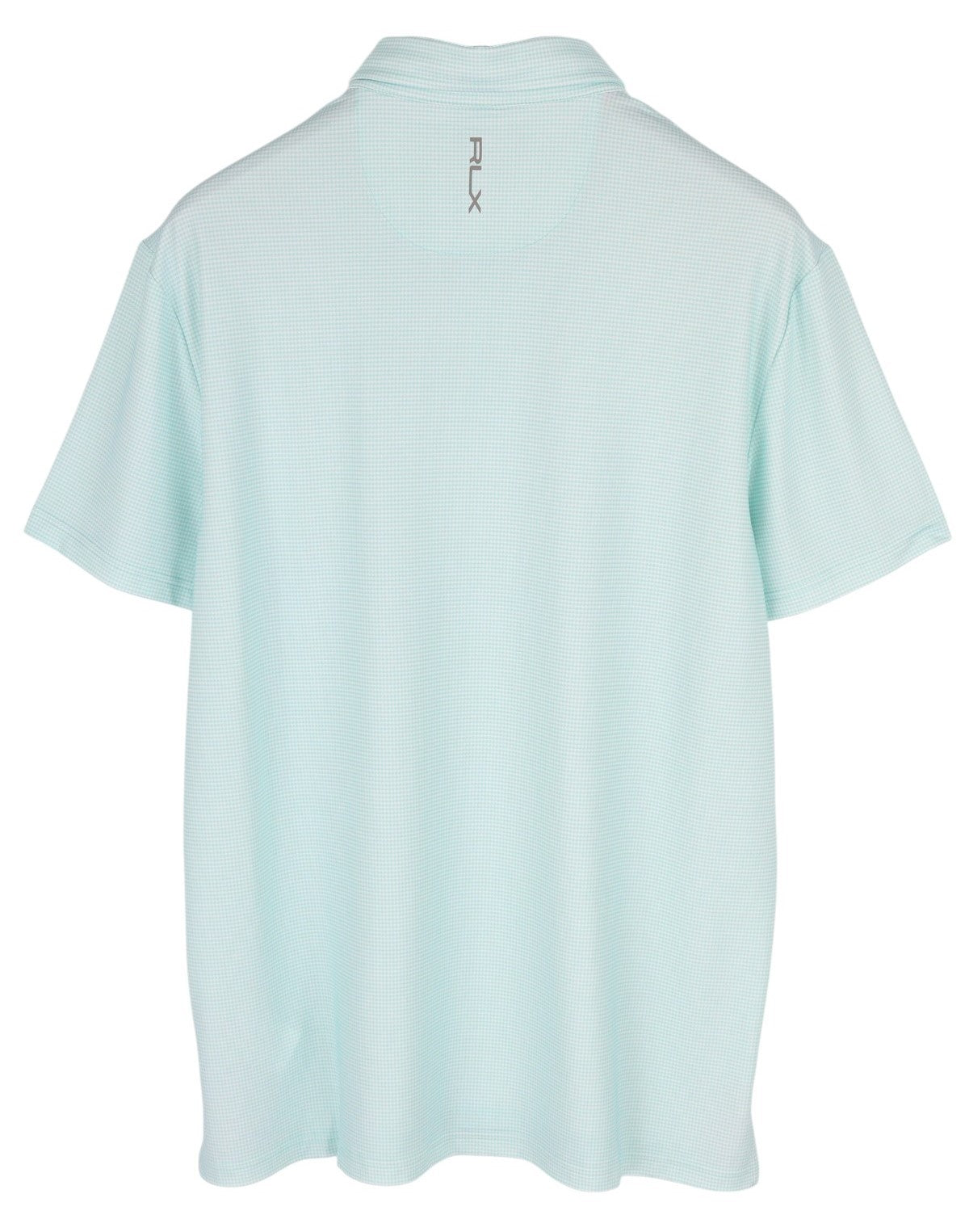 RLX RALPH LAUREN Golf Men's Polo 2XL Blue Houndstooth Wicking