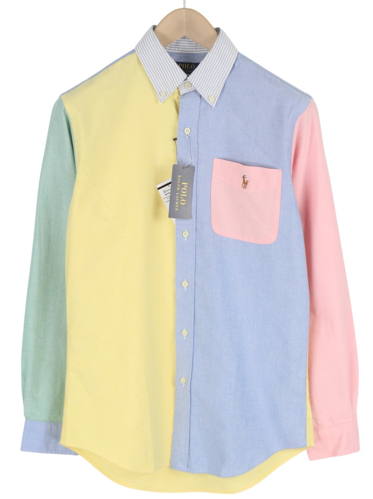 RALPH LAUREN Men's Shirt S Multicolour Oxford Button Up RRP200