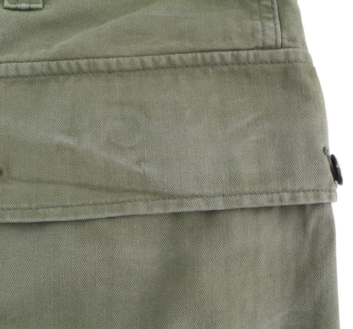 RALPH LAUREN Men's Shorts W36 Washed Green Straight Button Fly RRP190