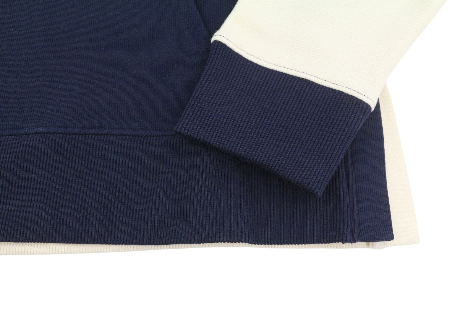 GANT Color Block Women Hoodie S Evening Blue Oversized Kangaroo Pocket Pull On