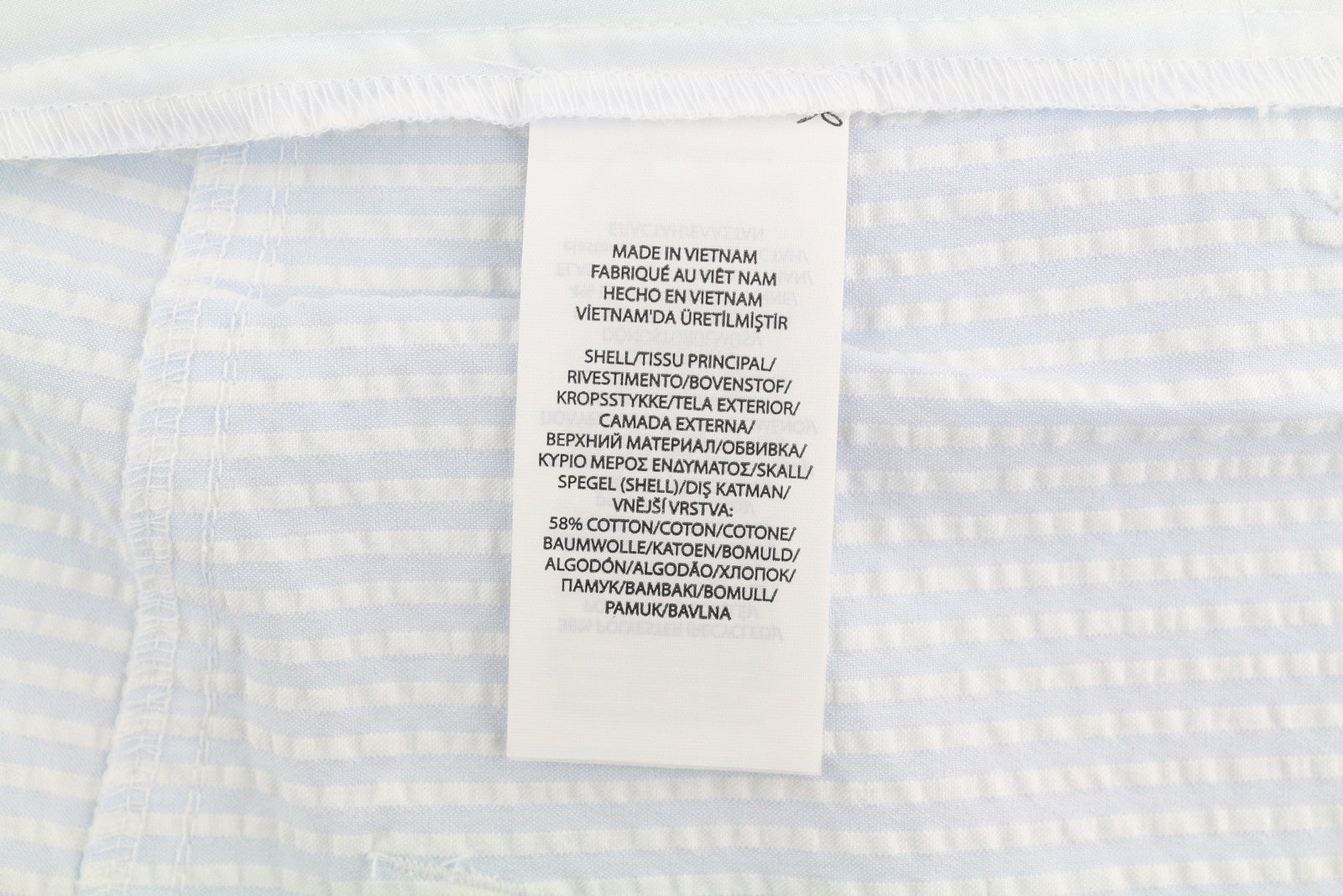 RLX RALPH LAUREN Golf Women Trousers W28 Blue Striped Slim Seersucker RRP209