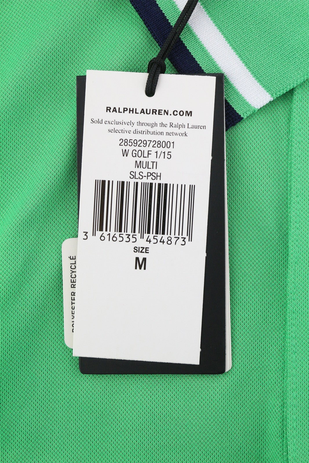 RLX RALPH LAUREN Golf Women T-Shirt M Green Sleeveless Polo Tailored RRP179