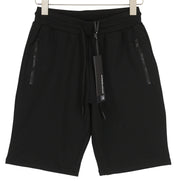 ANTONY MORATO Men Shorts S Black Sweat Drawstring Waist Zipped Pockets Logo