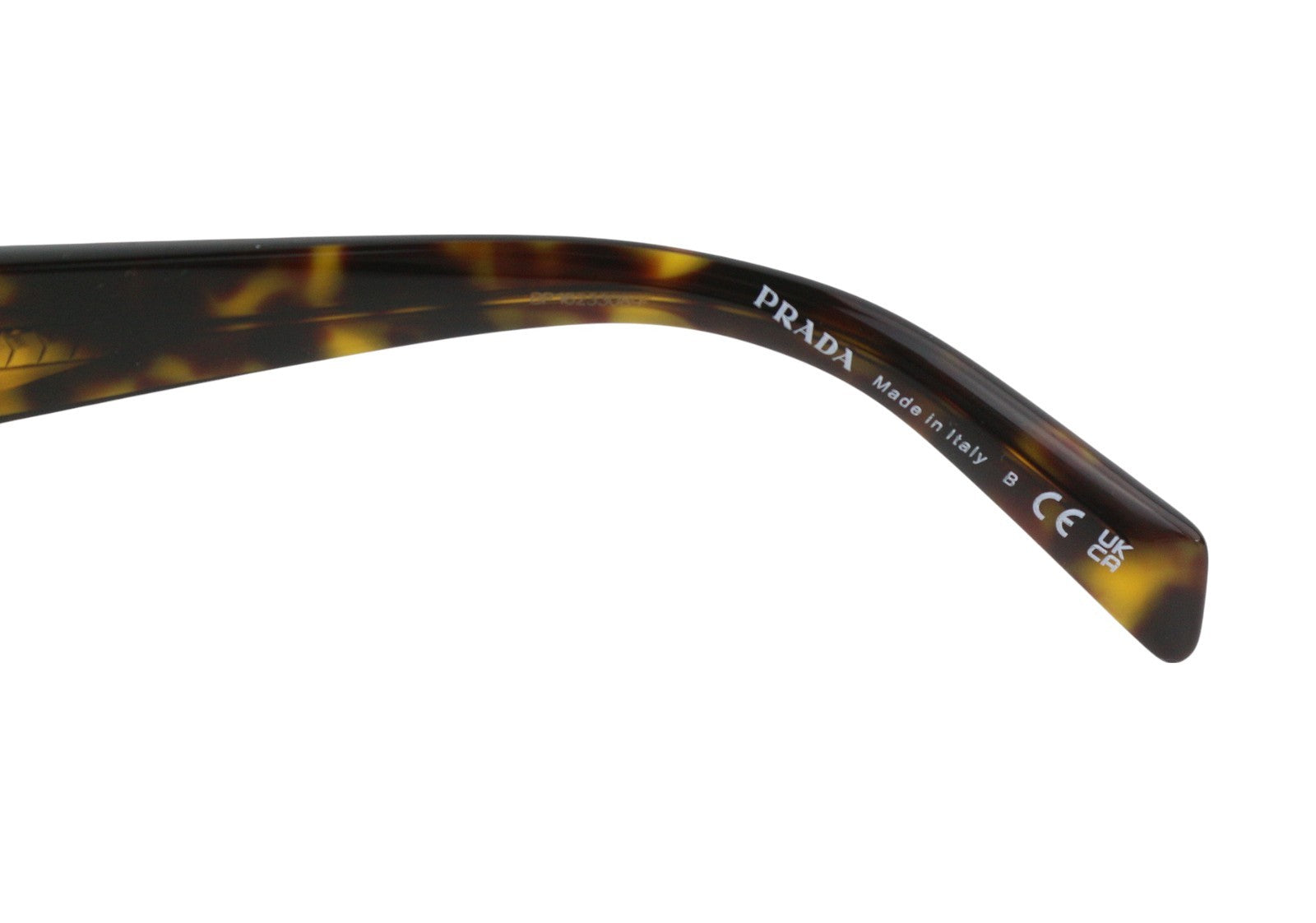 PRADA 0PR06ZV Women's Brown Cat Eye Eyeglasses OS Animal Print Frame