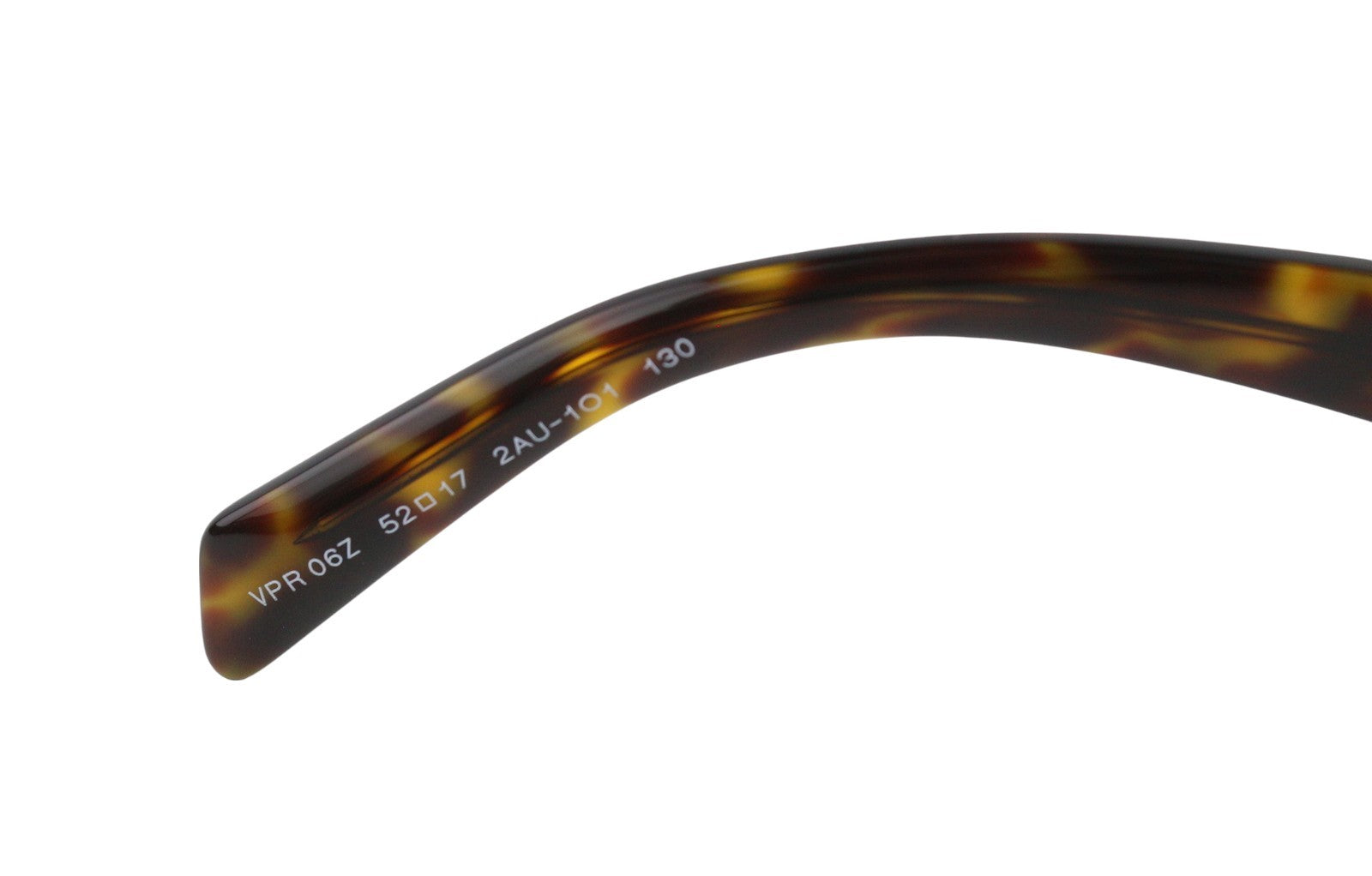 PRADA 0PR06ZV Women's Brown Cat Eye Eyeglasses OS Animal Print Frame