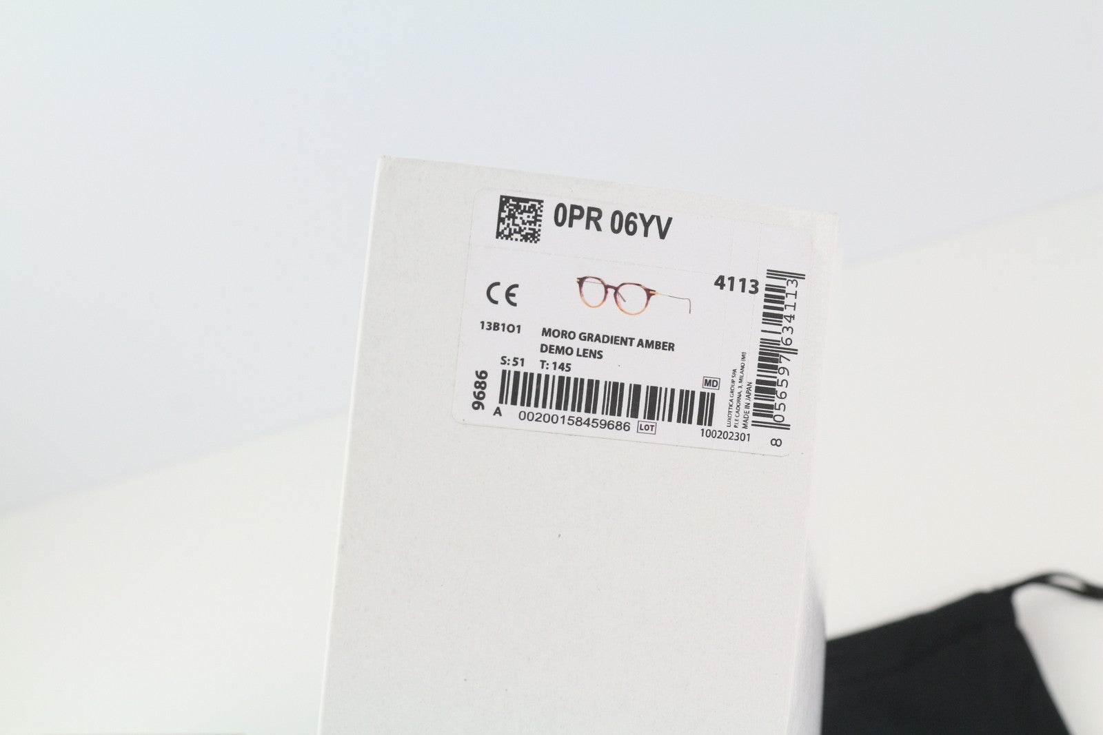 PRADA 0PR06YV Men's Brown Patterned Oval Eyeglasses OS Demo Lens