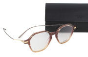 PRADA 0PR07YV Men's Brown Oval Eyeglasses OS Patterned Frame