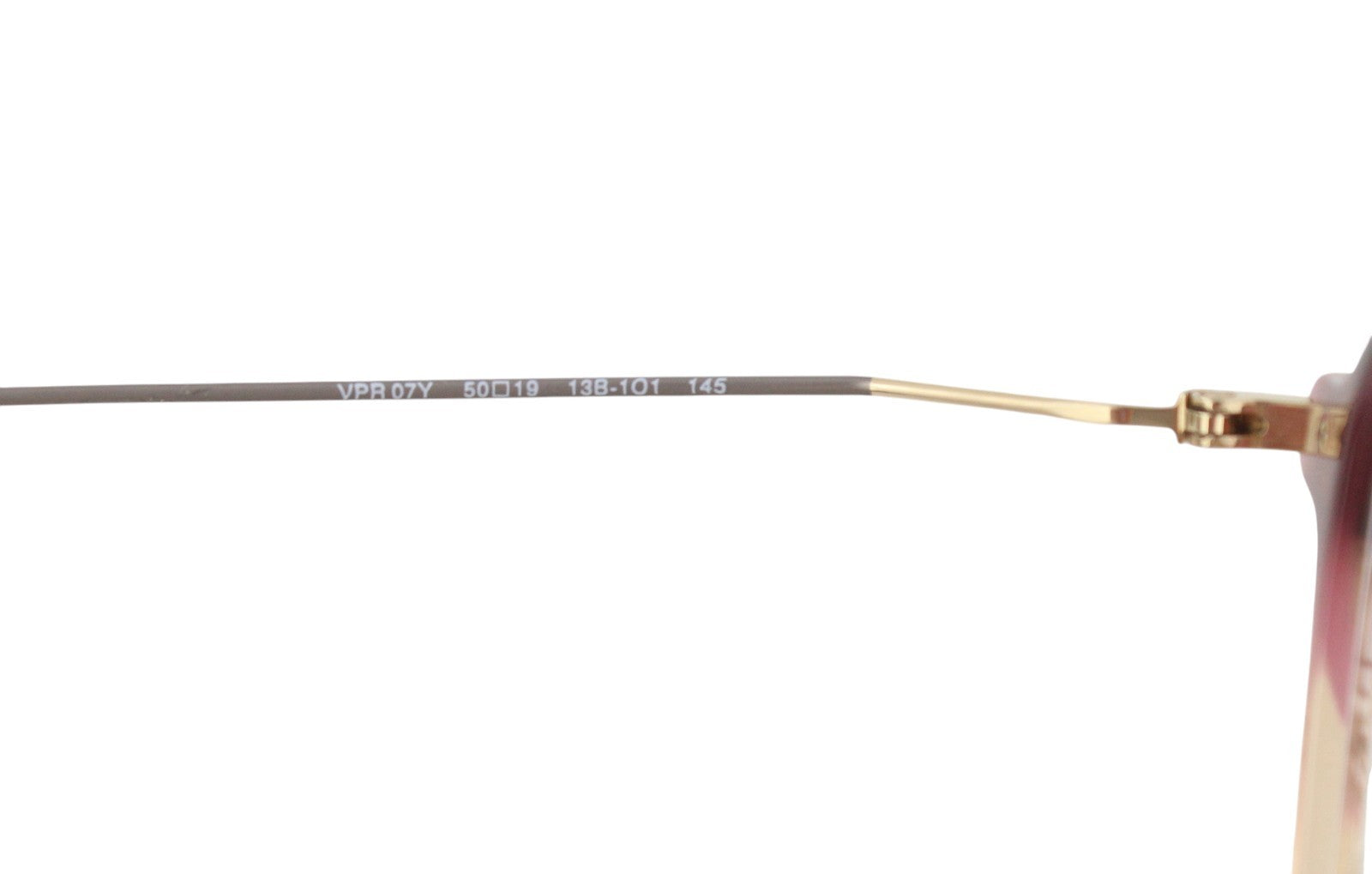 PRADA 0PR07YV Men's Brown Oval Eyeglasses OS Patterned Frame