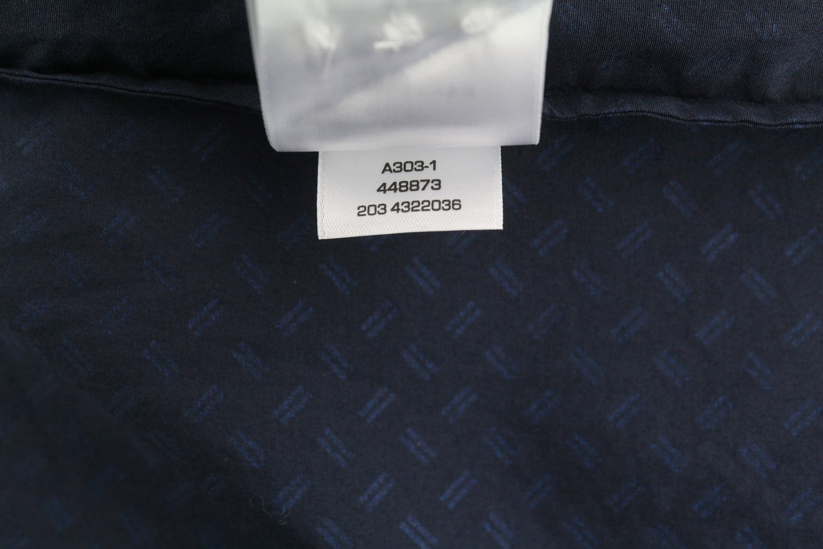 GANT Women's Dark Blue Pattern Shirt EU34 Button Up Spread Collar