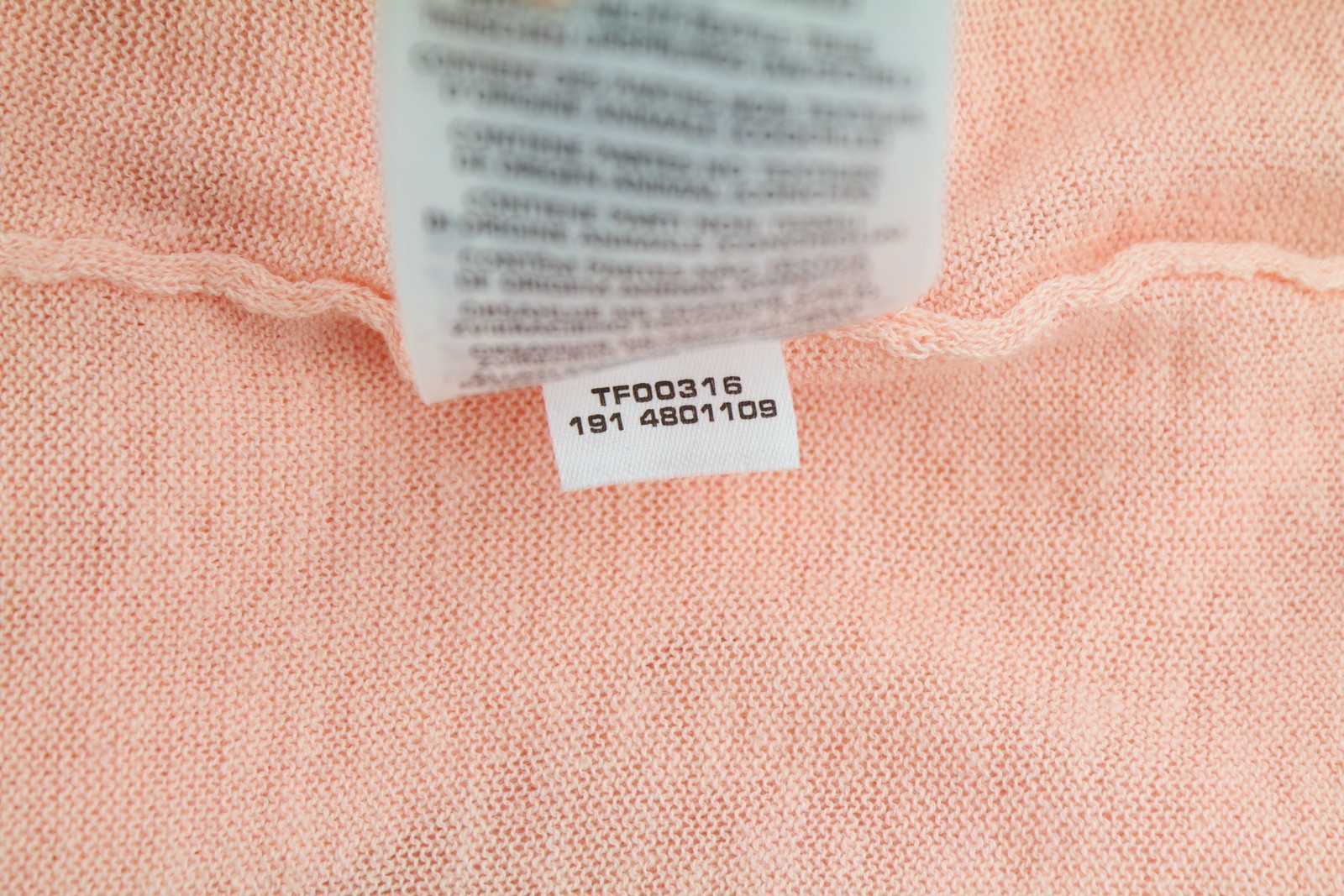 GANT Women's Peach Linen Blend Cardigan S Fine Knit V-Neck Button Jumper