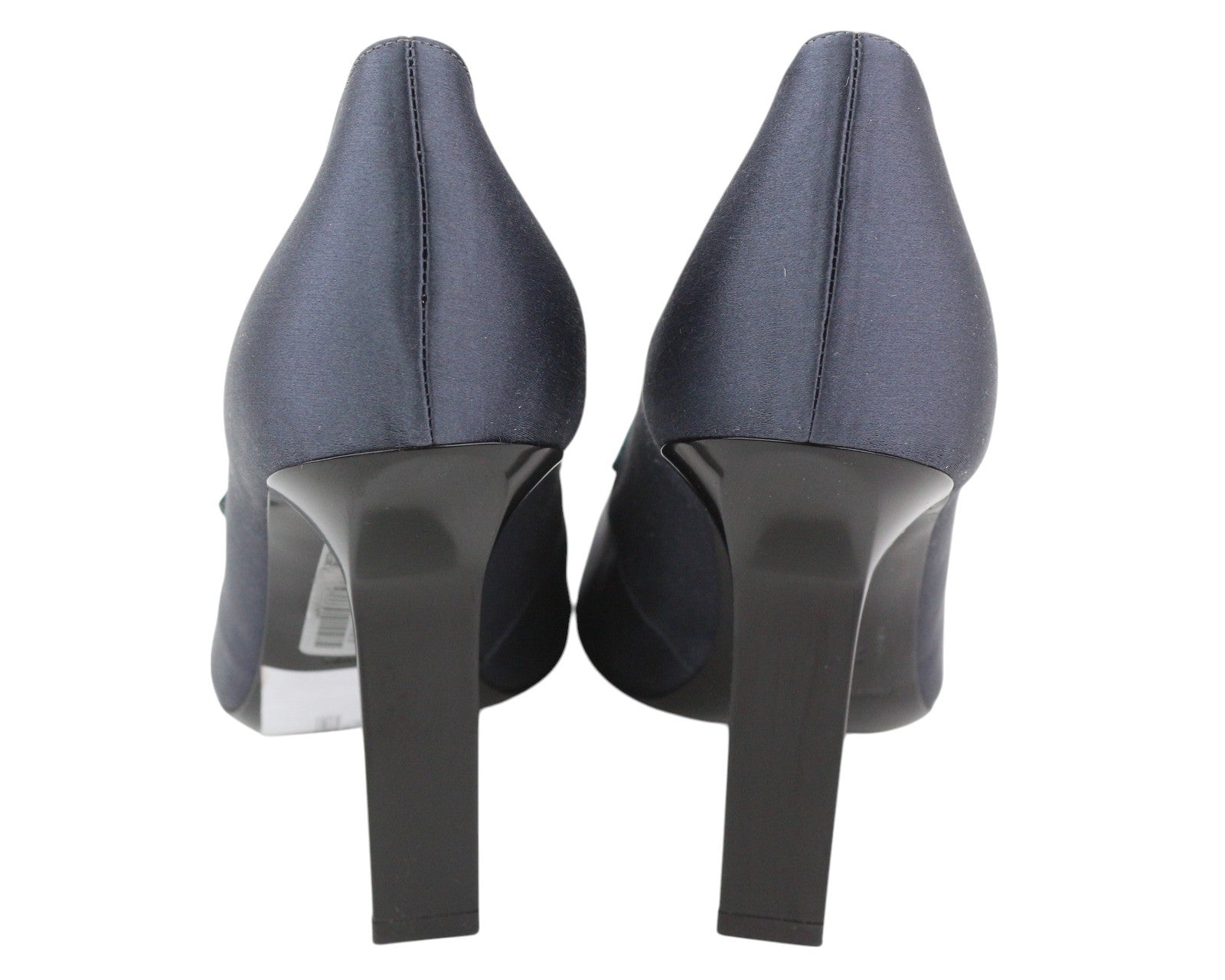 EMPORIO ARMANI X3E392 Women's Dark Blue Heels EU37 Pointed Toe Buckle