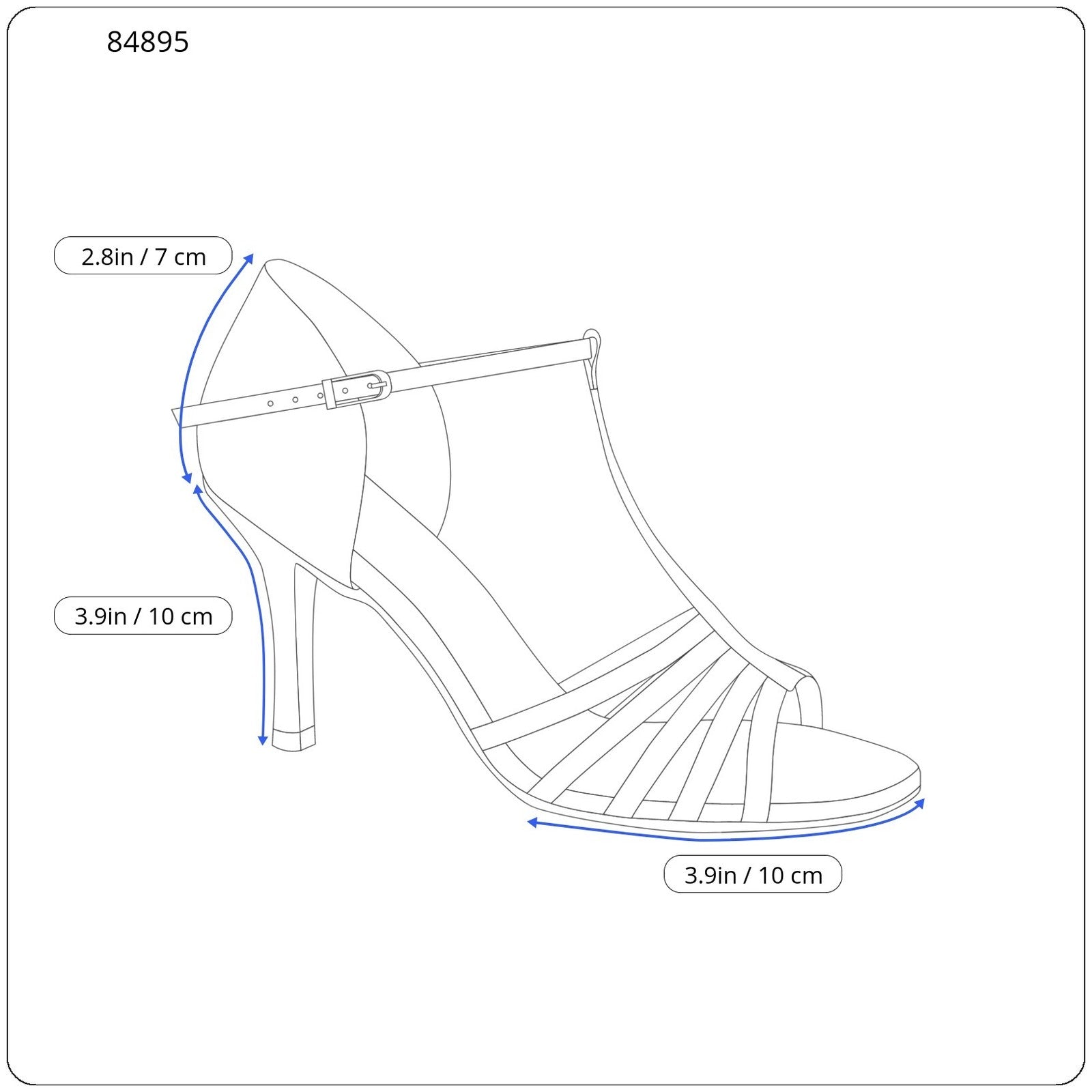 EMPORIO ARMANI X3P741 Women's Black Satin Heels EU37 Open Toe Buckle Logo