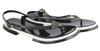 Black Other Fabric Sandals