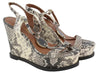 Grey Leather Sandals