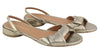 Gold Leather Sandals