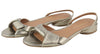 Gold Leather Sandals
