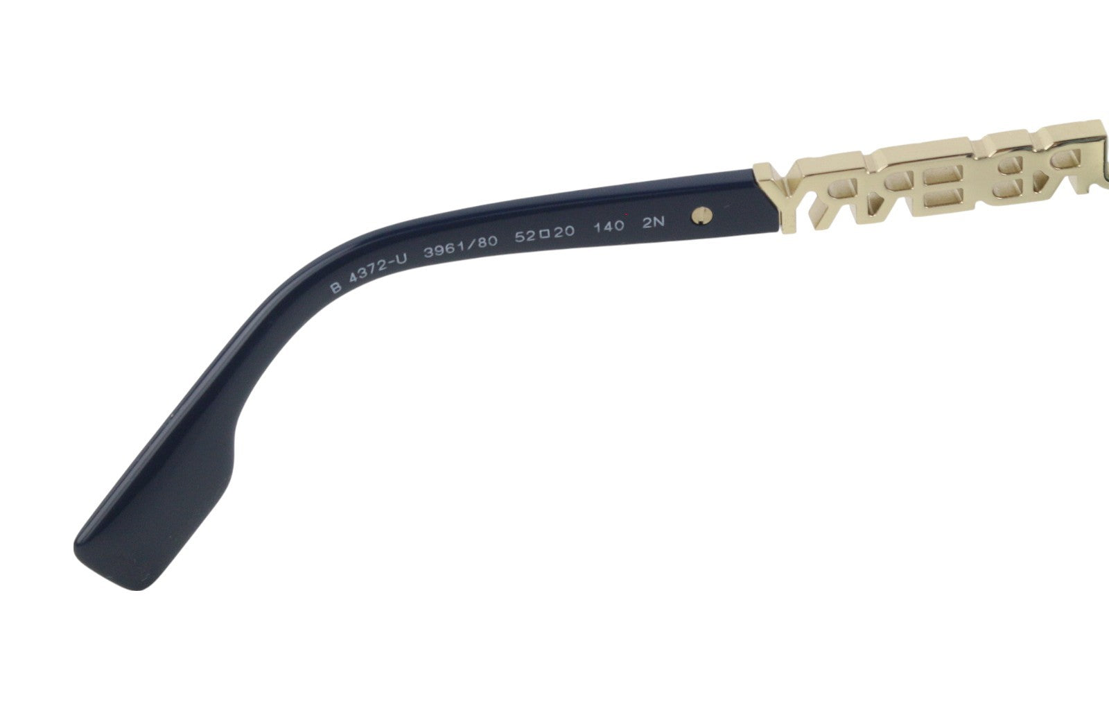 BURBERRY Marianne Women's Sunglasses Black Cat-Eye Gold Detail Tinted RRP366