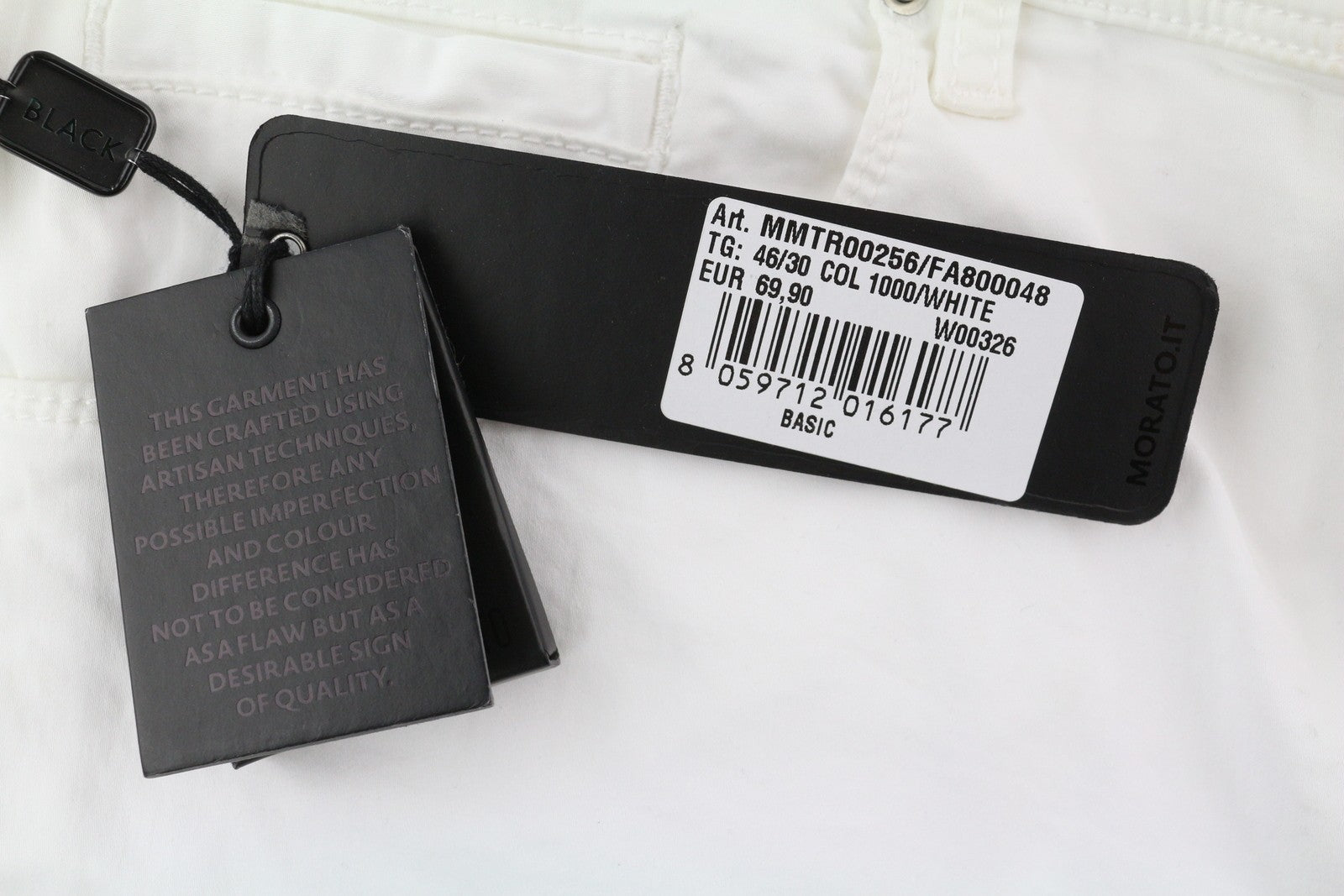 ANTONY MORATO Gilmour Men's Slim White Trousers W30 Zipper Super Skinny RRP130
