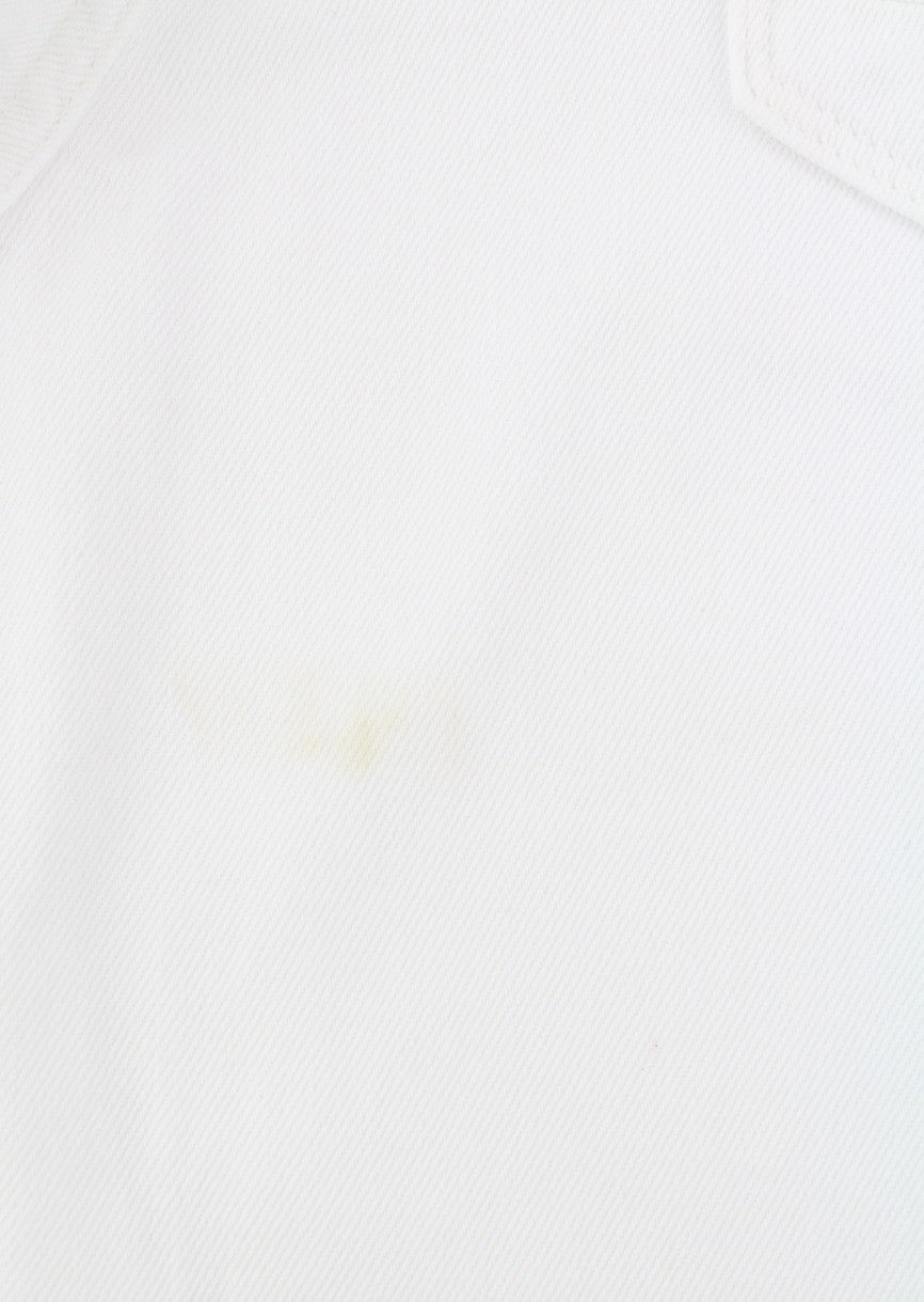 ANTONY MORATO Argon Men's Jeans W34 White Denim Slim Fit Cropped Button Fly