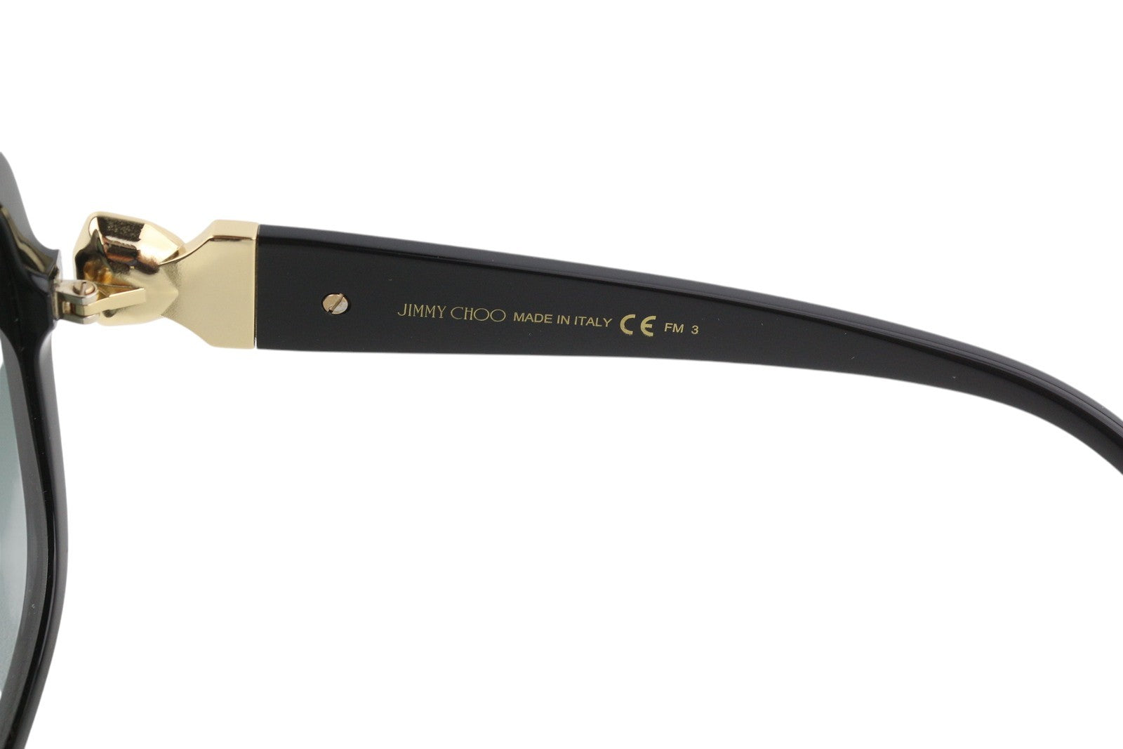 JIMMY CHOO Sadie/S Women's Sunglasses OS Black Tinted Square Frame Logo