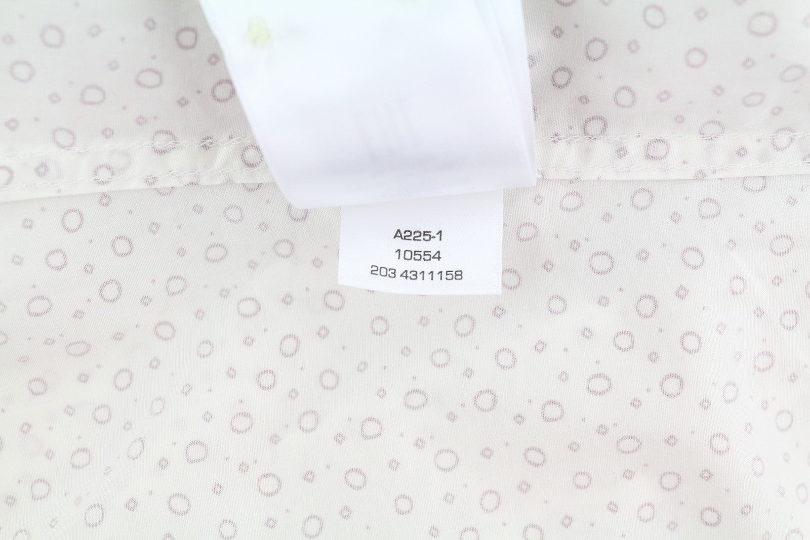 GANT Stretch Broadcloth Print Women Shirt EU38 White Casual Spread Button-Up